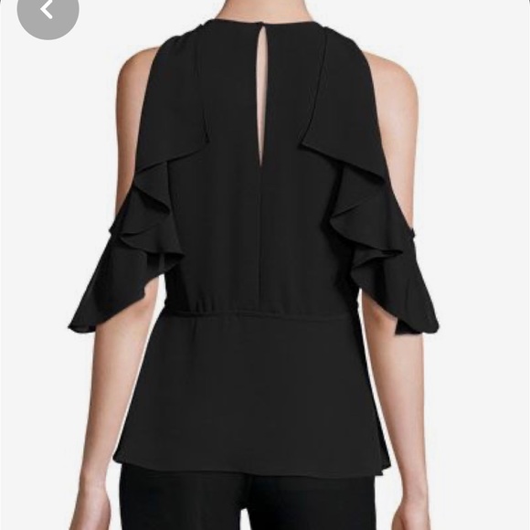 ❌NOT FOR SALE❌L’AGENCE Desiraya Ruffle Cold Shou - Picture 2 of 16